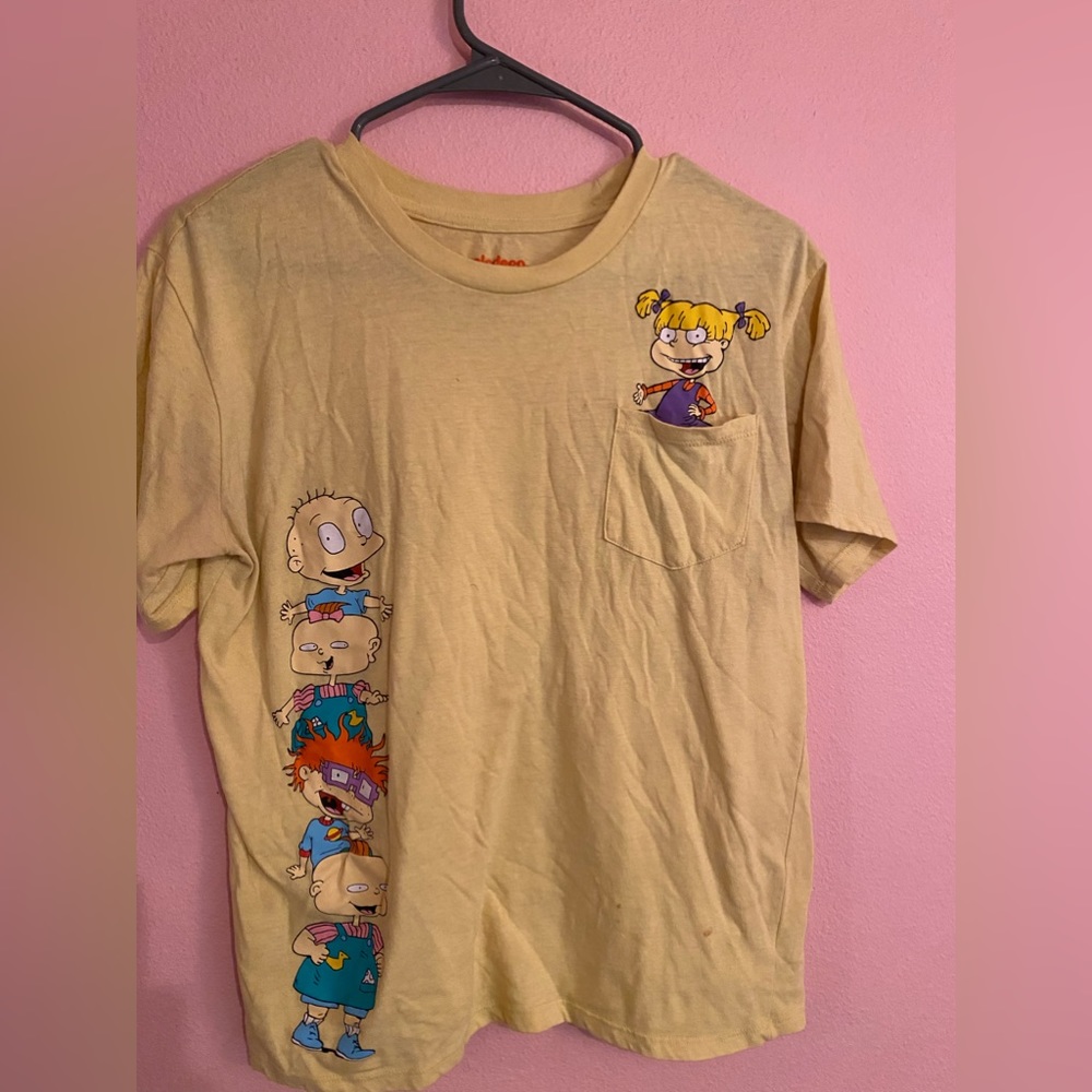 Large, Yellow nickelodeon shirt